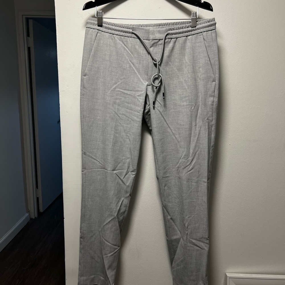 Express Gray Dress Pants with Elegant Design